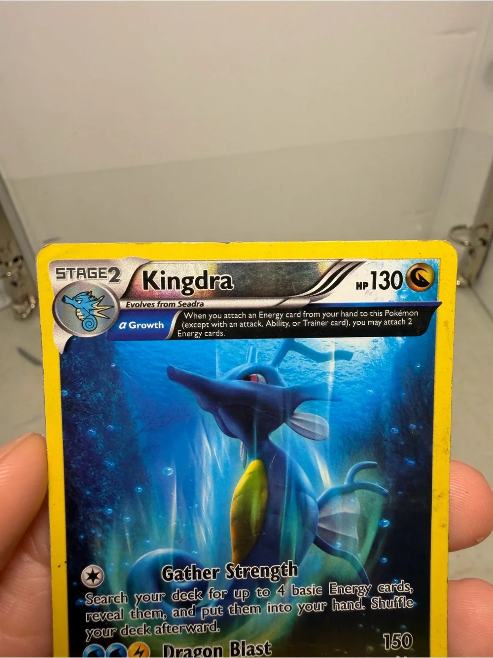 Kingdra Pokemon 108/160 Primal Clash Holo Rare HP